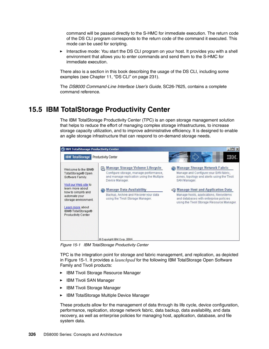 IBM DS8000 manual IBM TotalStorage Productivity Center 