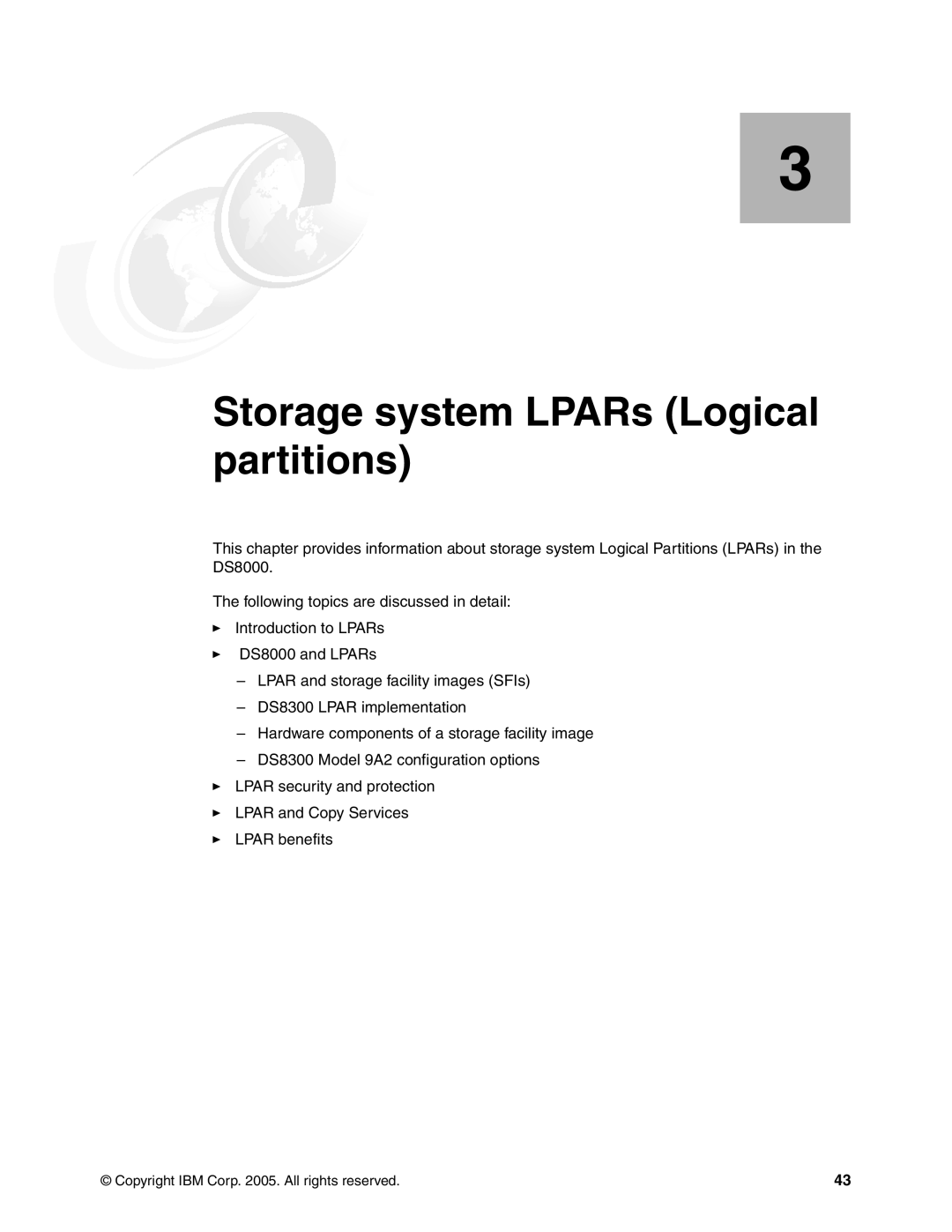 IBM DS8000 manual Storage system LPARs Logical partitions 