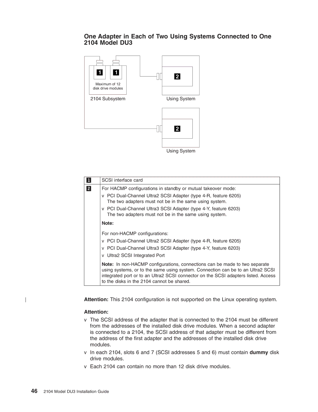 IBM DU3 manual For Hacmp configurations in standby or mutual takeover mode 