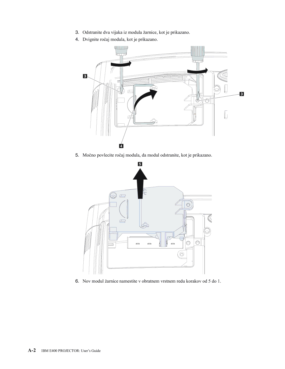 IBM manual 2IBM E400 Projector User’s Guide 