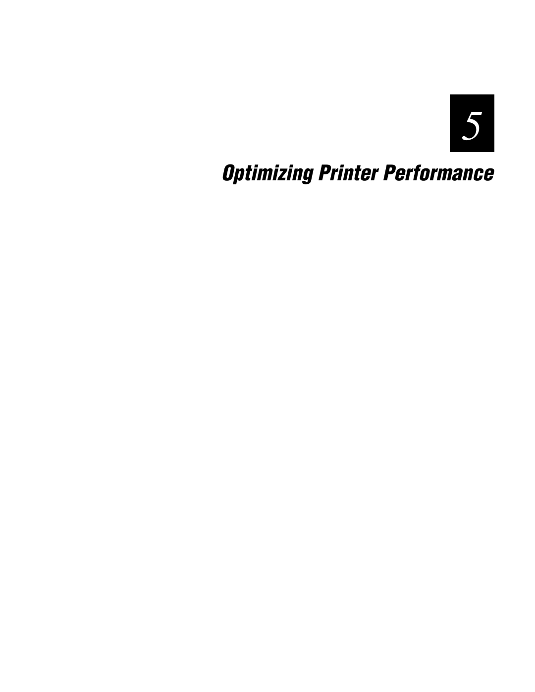 IBM EasyCoder 3400e user manual Optimizing Printer Performance 