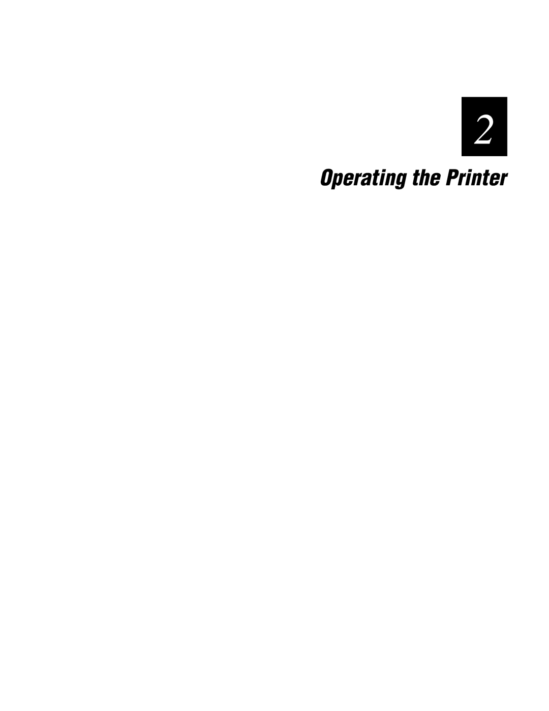 IBM EasyCoder 3400e user manual Operating the Printer 