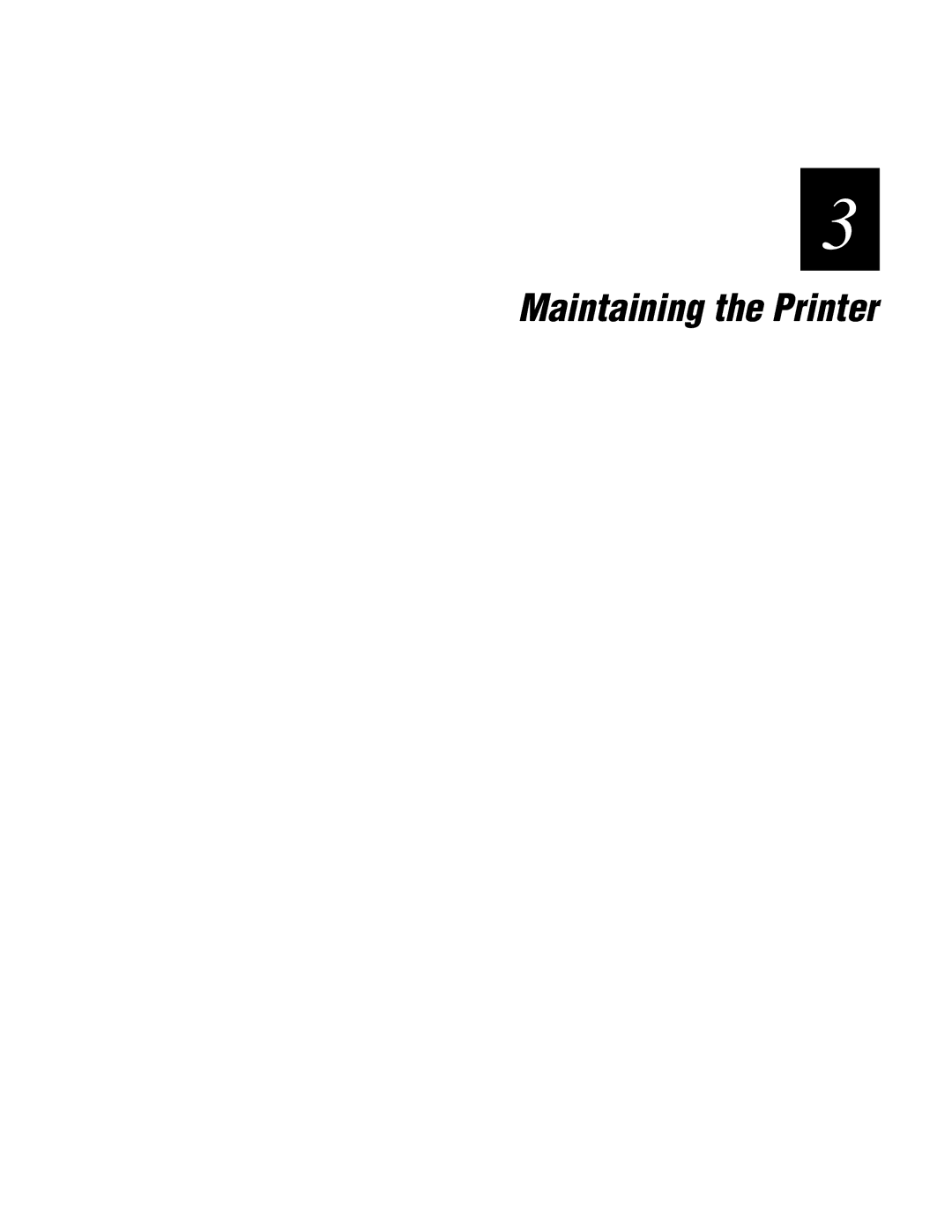 IBM EasyCoder 3400e user manual Maintaining the Printer 