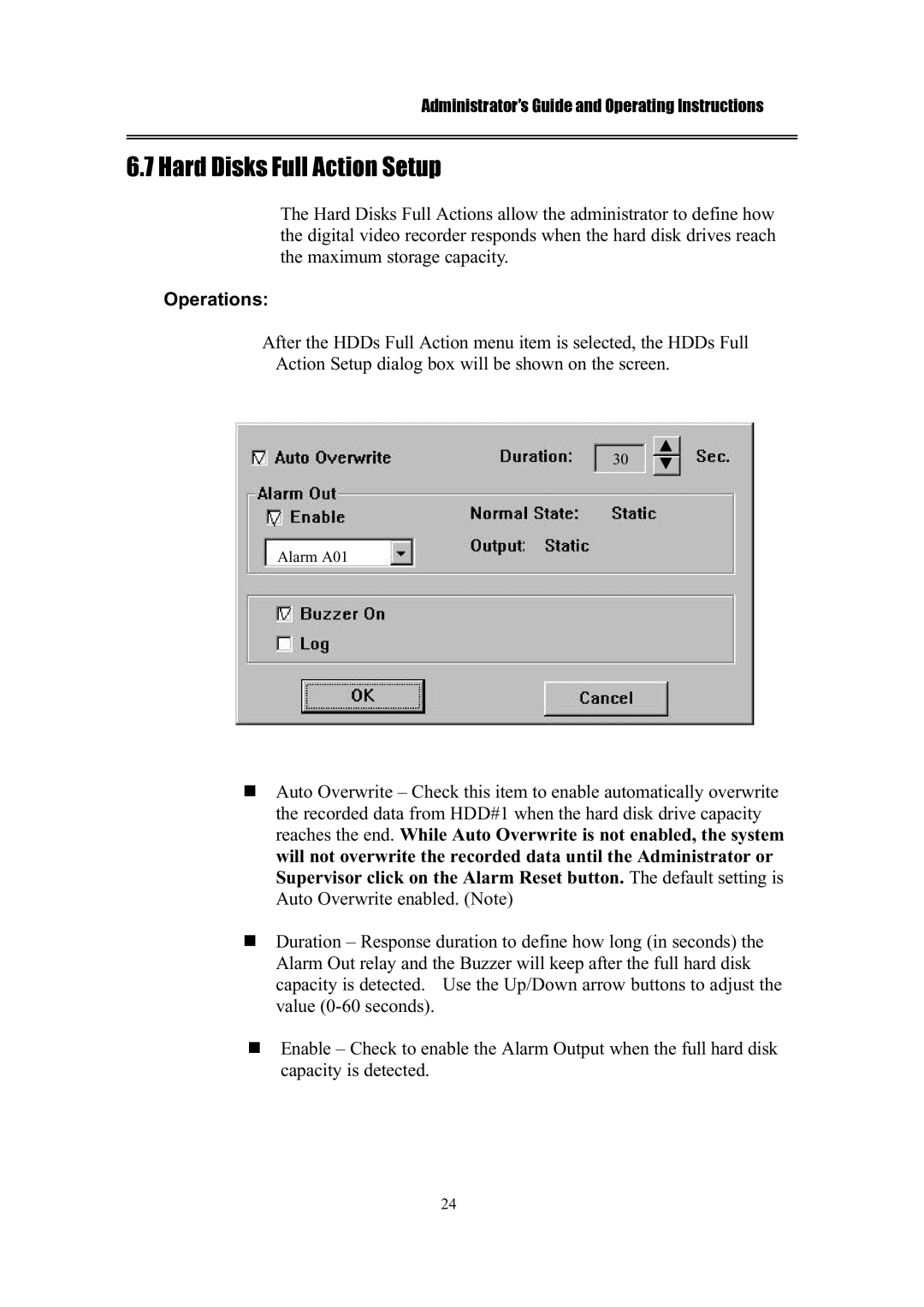 IBM EDR1600 manual Hard Disks Full Action Setup 