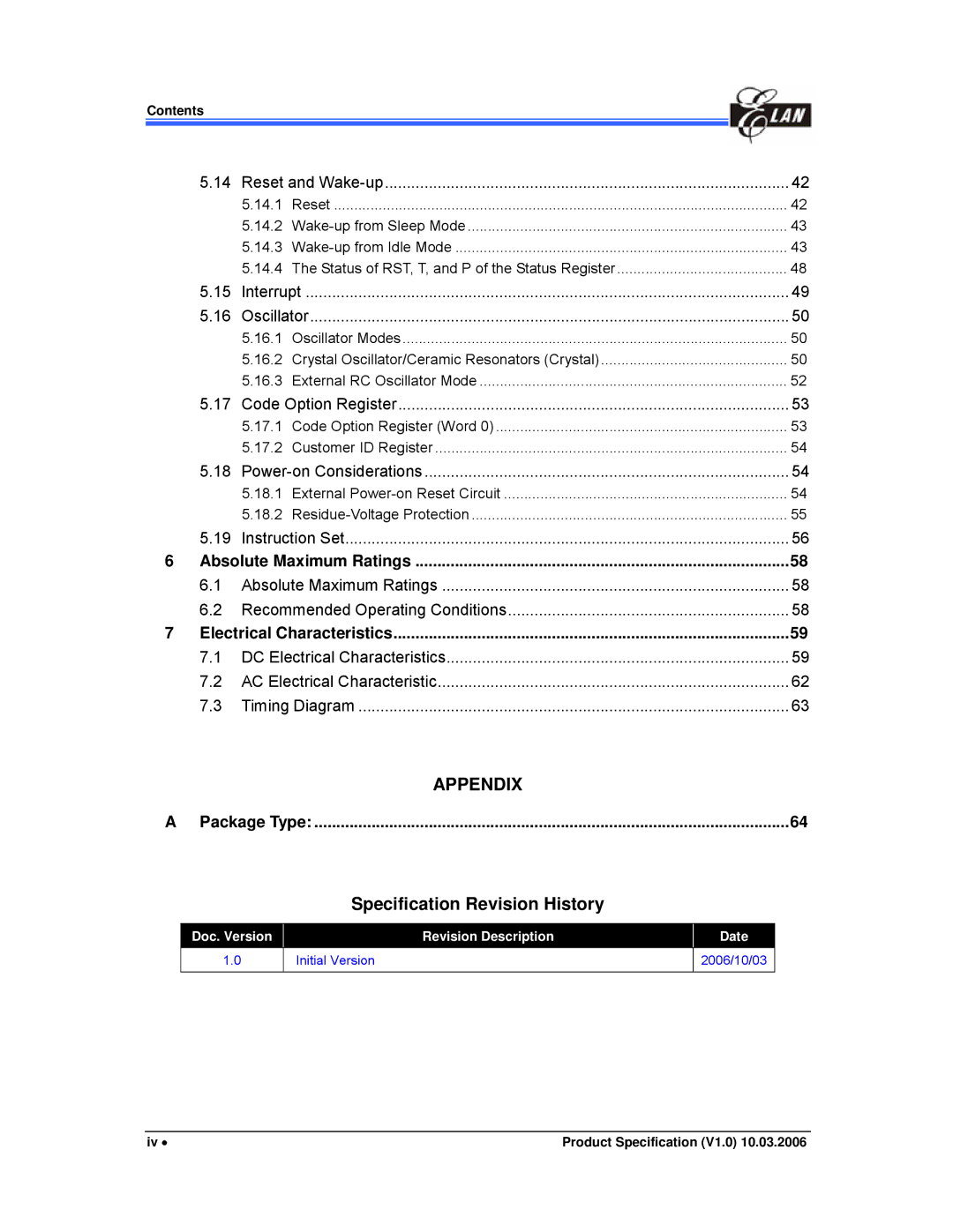 IBM EM78P312N manual 14.1, 16.1, 16.2, 16.3, 17.2, 18.1, 18.2, Recommended Operating Conditions 