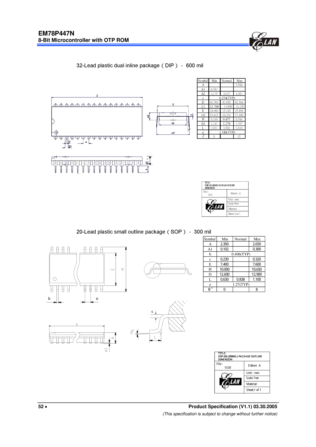 IBM EM78P447N manual 838 