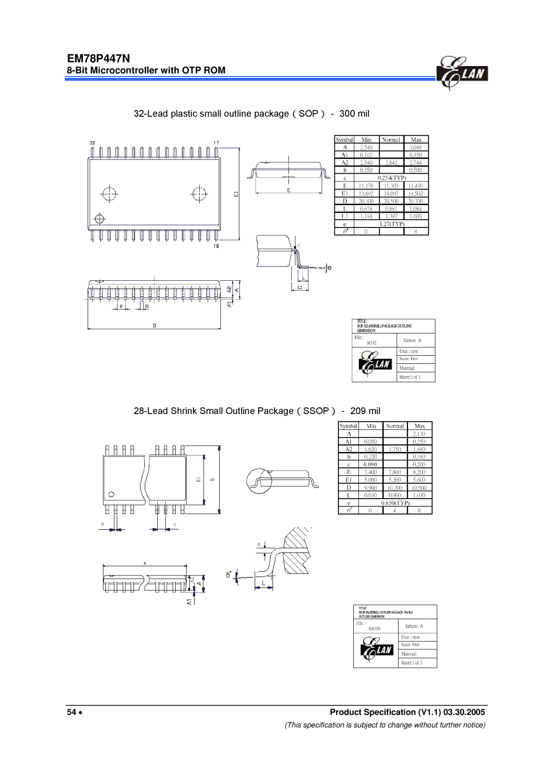 IBM EM78P447N manual 