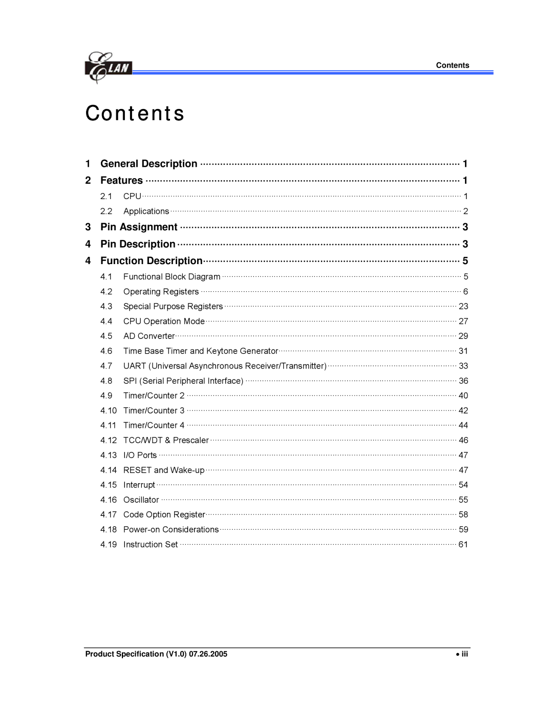 IBM EM78P809N manual Contents 