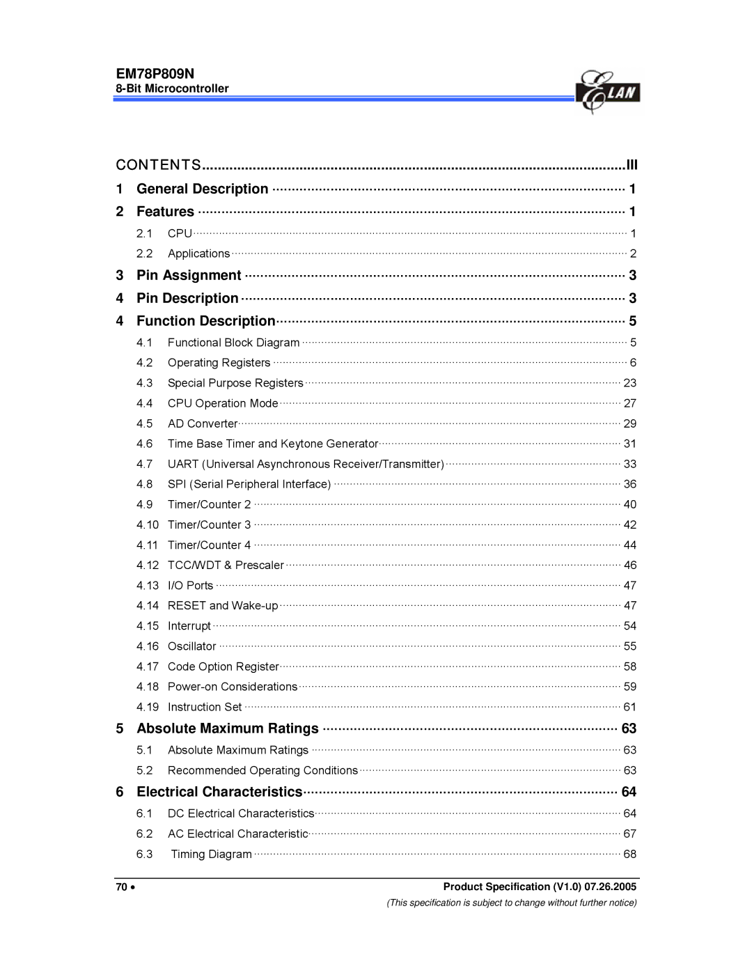 IBM EM78P809N manual Contents III 