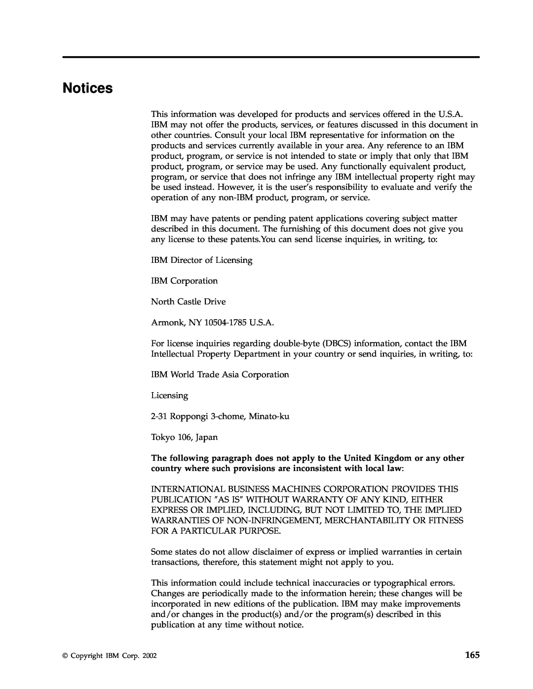 IBM Enterprise Console manual Notices 