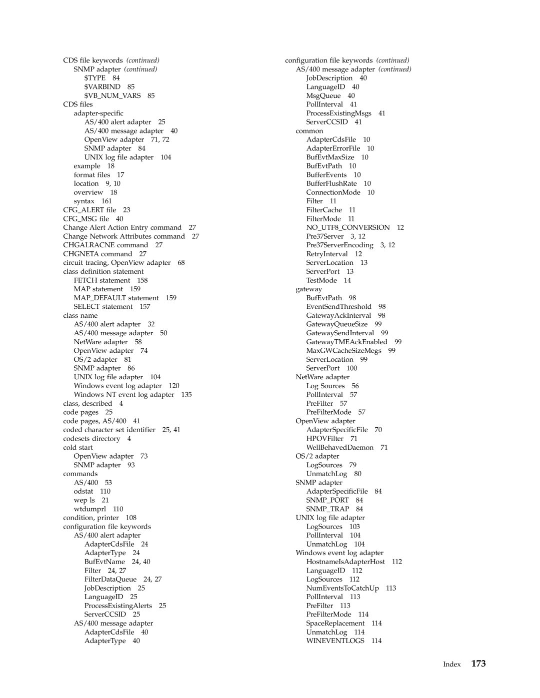 IBM Enterprise Console manual $Type $Varbind $Vbnumvars 