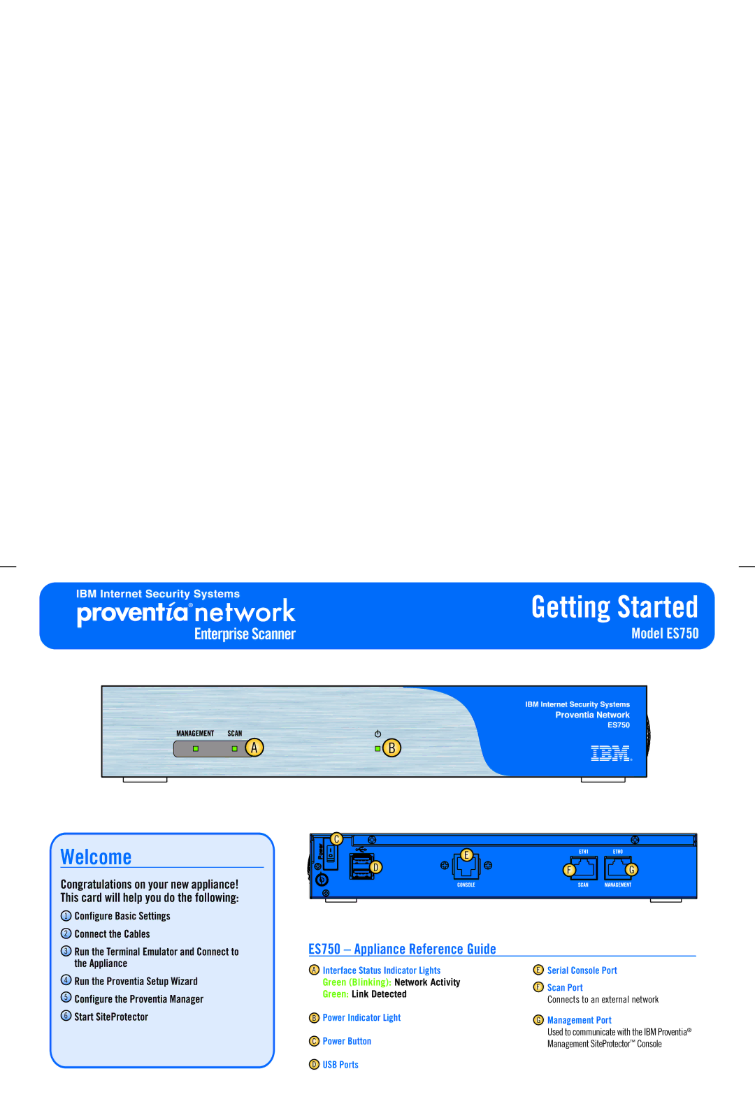 IBM manual ES750 Appliance Reference Guide, Run the Terminal Emulator and Connect to 