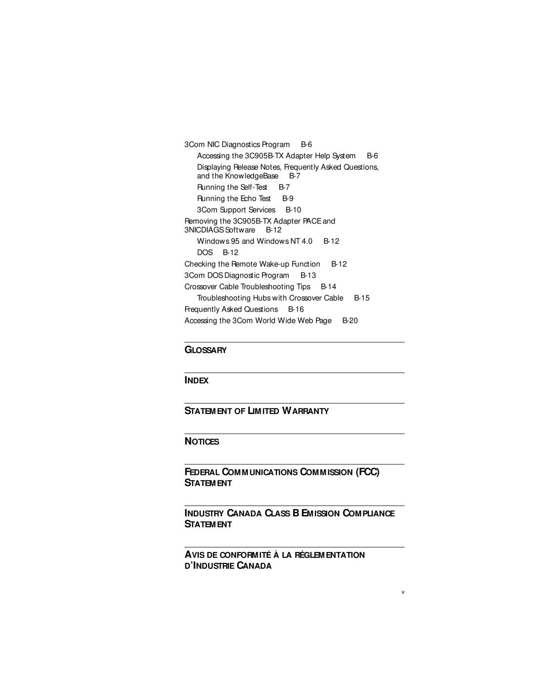 IBM EtherLink XL manual Accessing the 3C905B-TX Adapter Help System B-6 