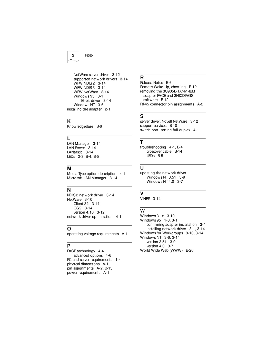 IBM EtherLink XL manual Version World Wide Web WWW 