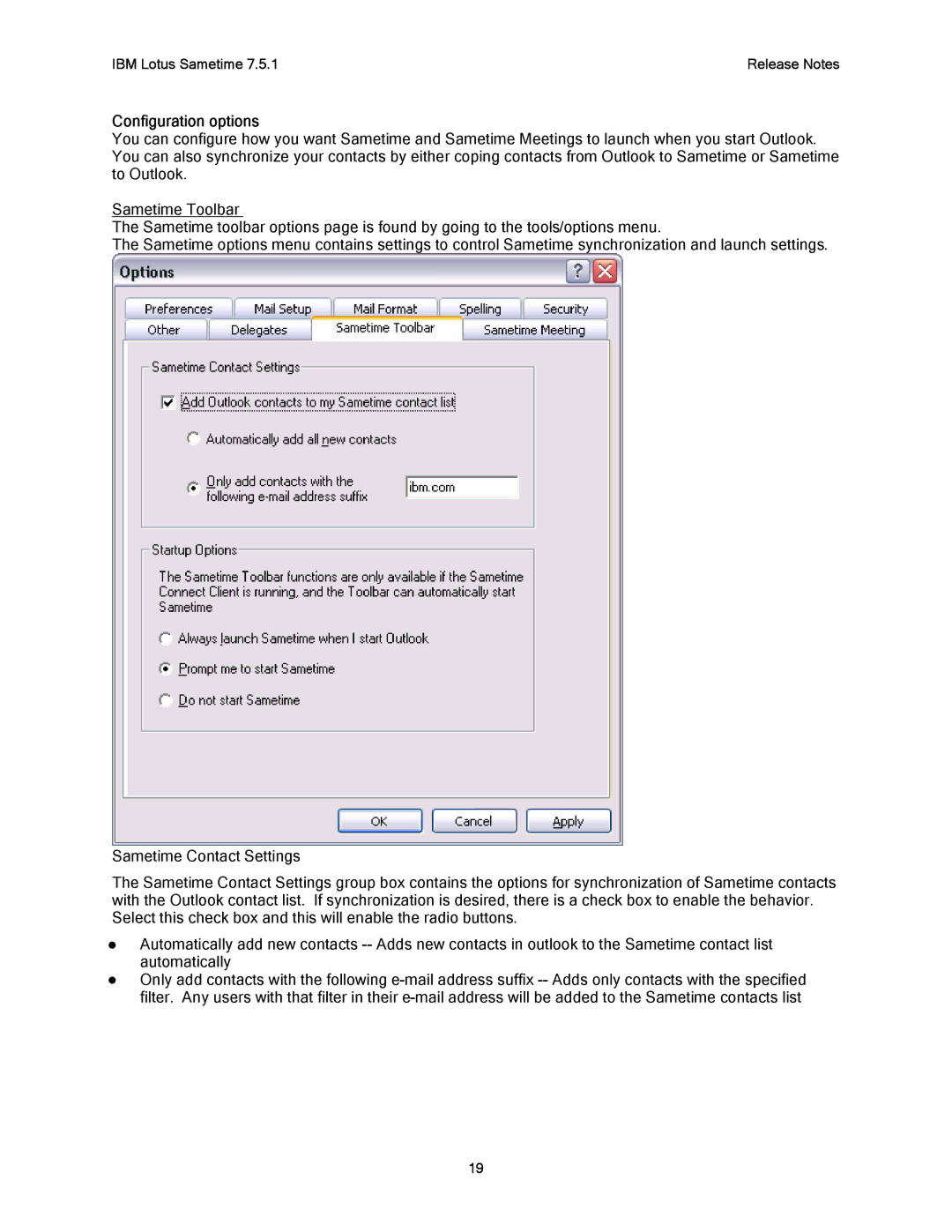 IBM G325-2585-02 manual Configuration options 