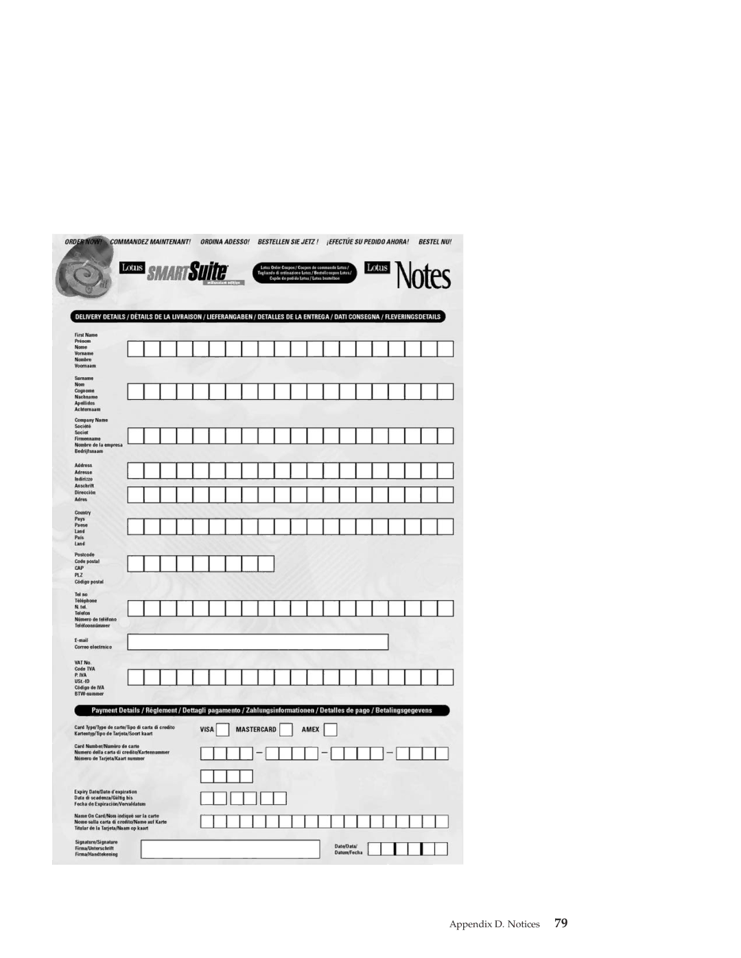 IBM G40 Series manual Appendix D. Notices 