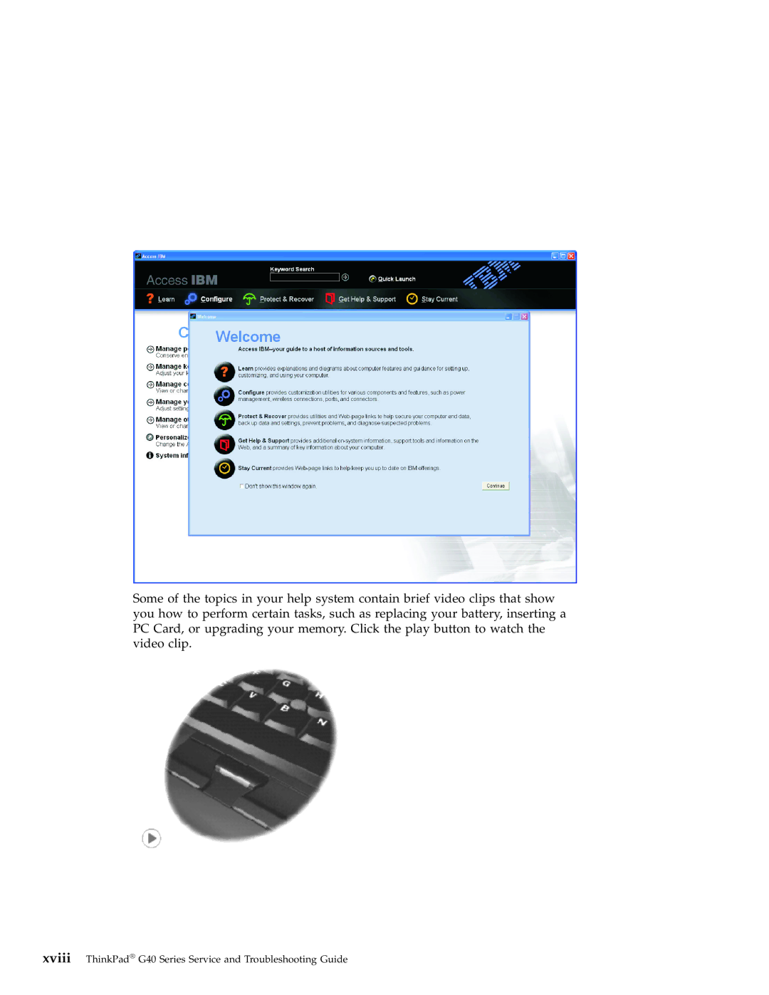 IBM manual Xviii ThinkPad G40 Series Service and Troubleshooting Guide 