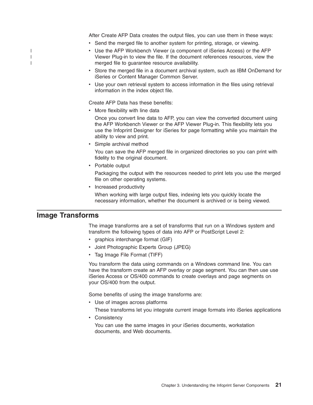 IBM G544-5774-01 manual Image Transforms 