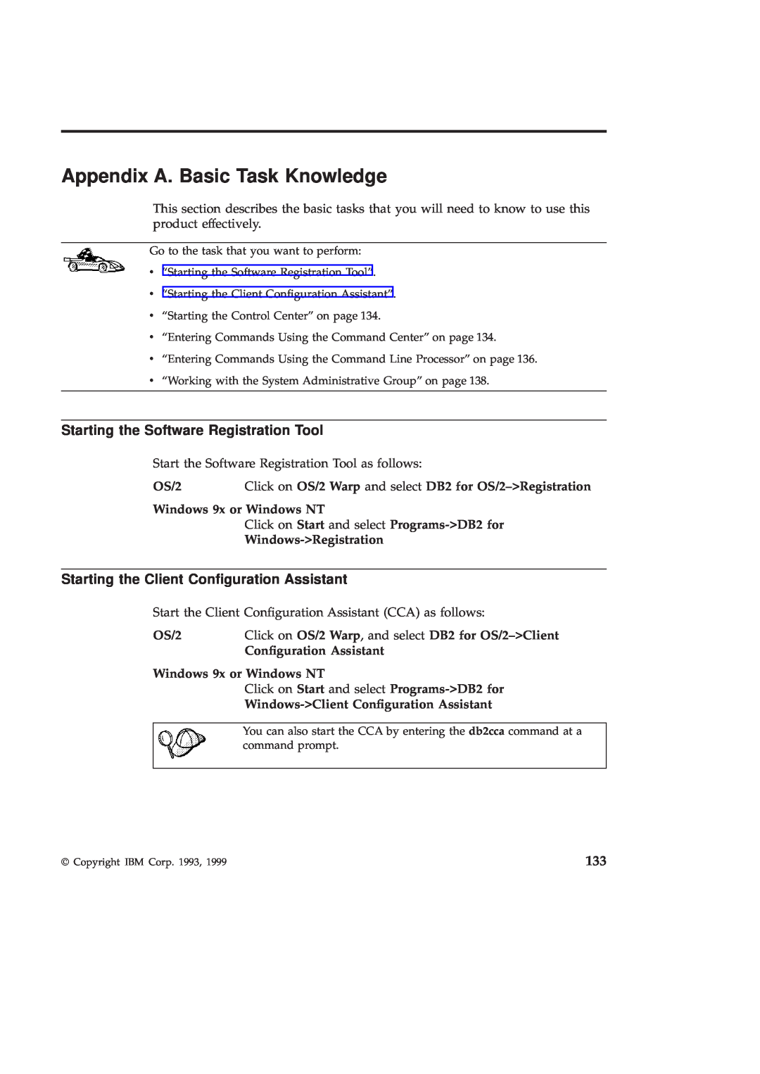 IBM GC09-2830-00 Appendix A. Basic Task Knowledge, Starting the Software Registration Tool, Windows-Registration, OS/2 
