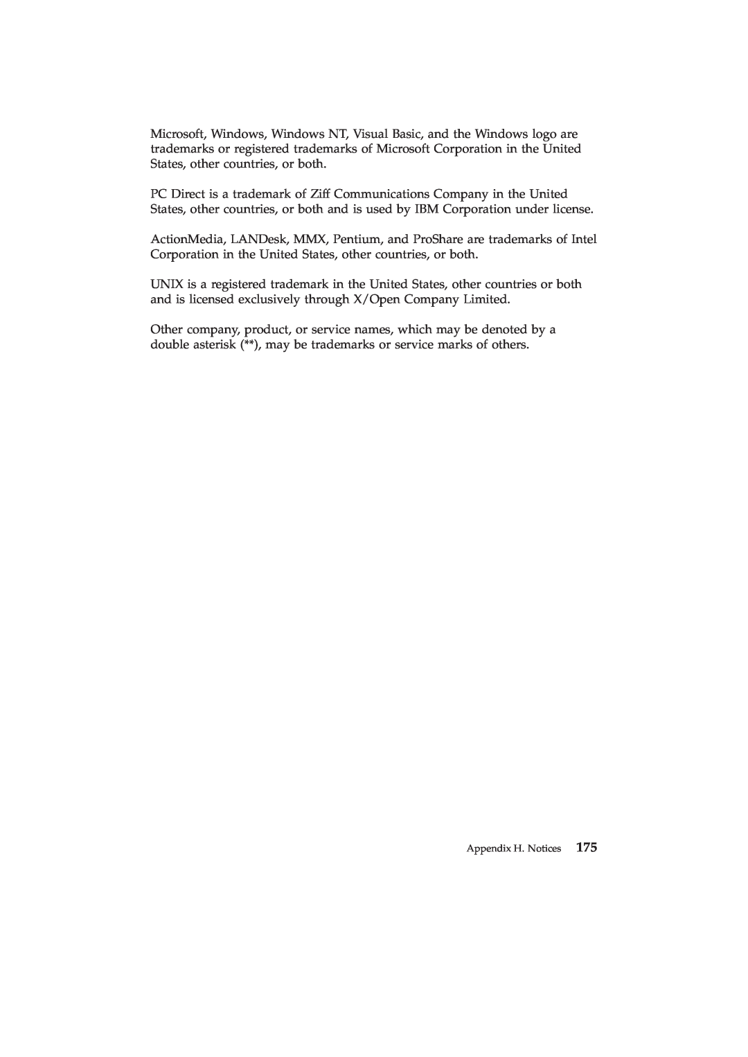 IBM GC09-2830-00 manual Appendix H. Notices 