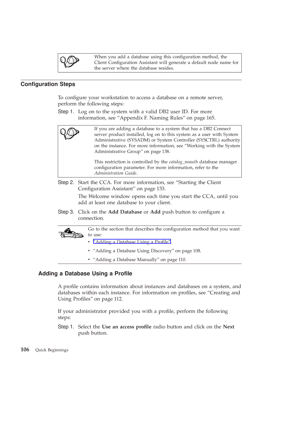 IBM GC09-2830-00 manual Conguration Steps 