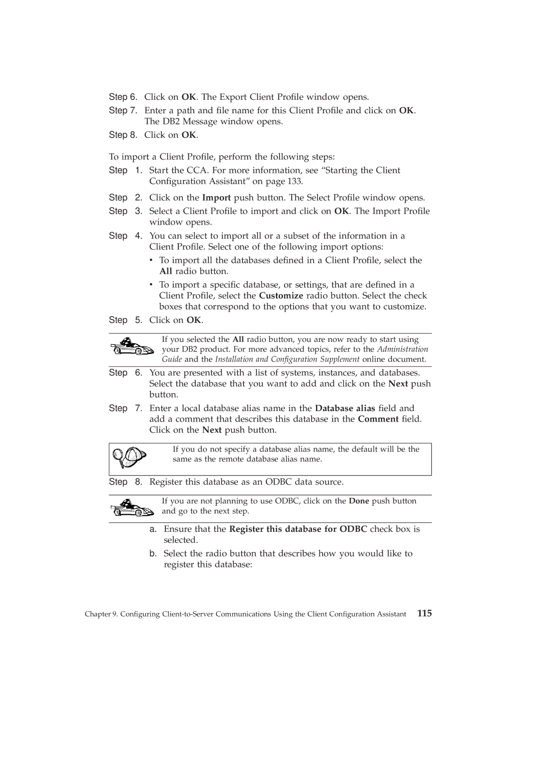 IBM GC09-2830-00 manual Register this database as an Odbc data source 