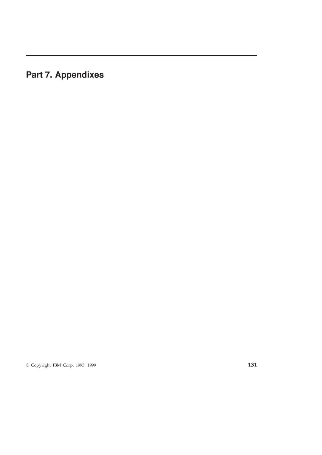 IBM GC09-2830-00 manual Part 7. Appendixes 