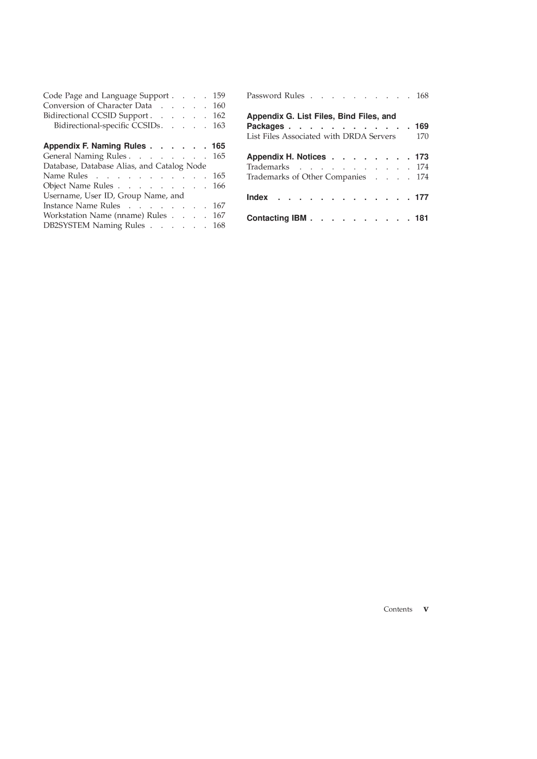 IBM GC09-2830-00 manual Appendix G. List Files, Bind Files 