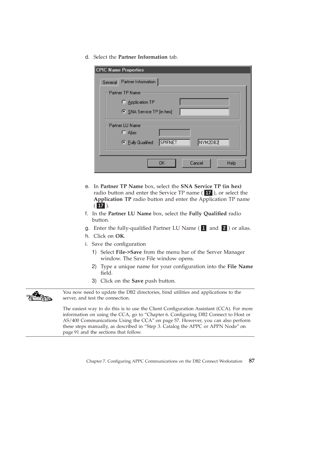 IBM GC09-2830-00 manual Conguring Appc Communications on the DB2 Connect Workstation 