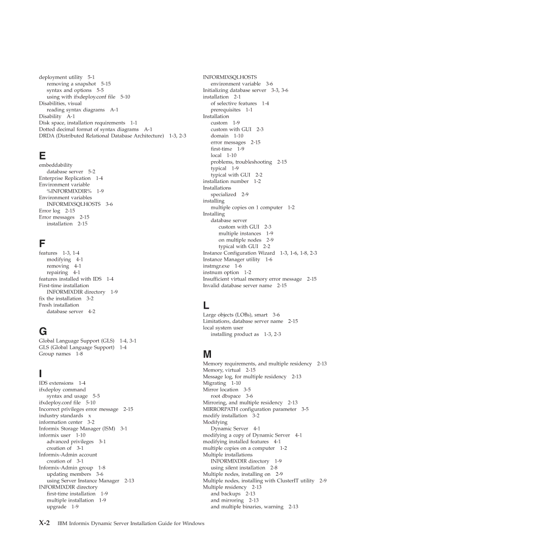 IBM GC23-7753-05 manual Informixdir% 