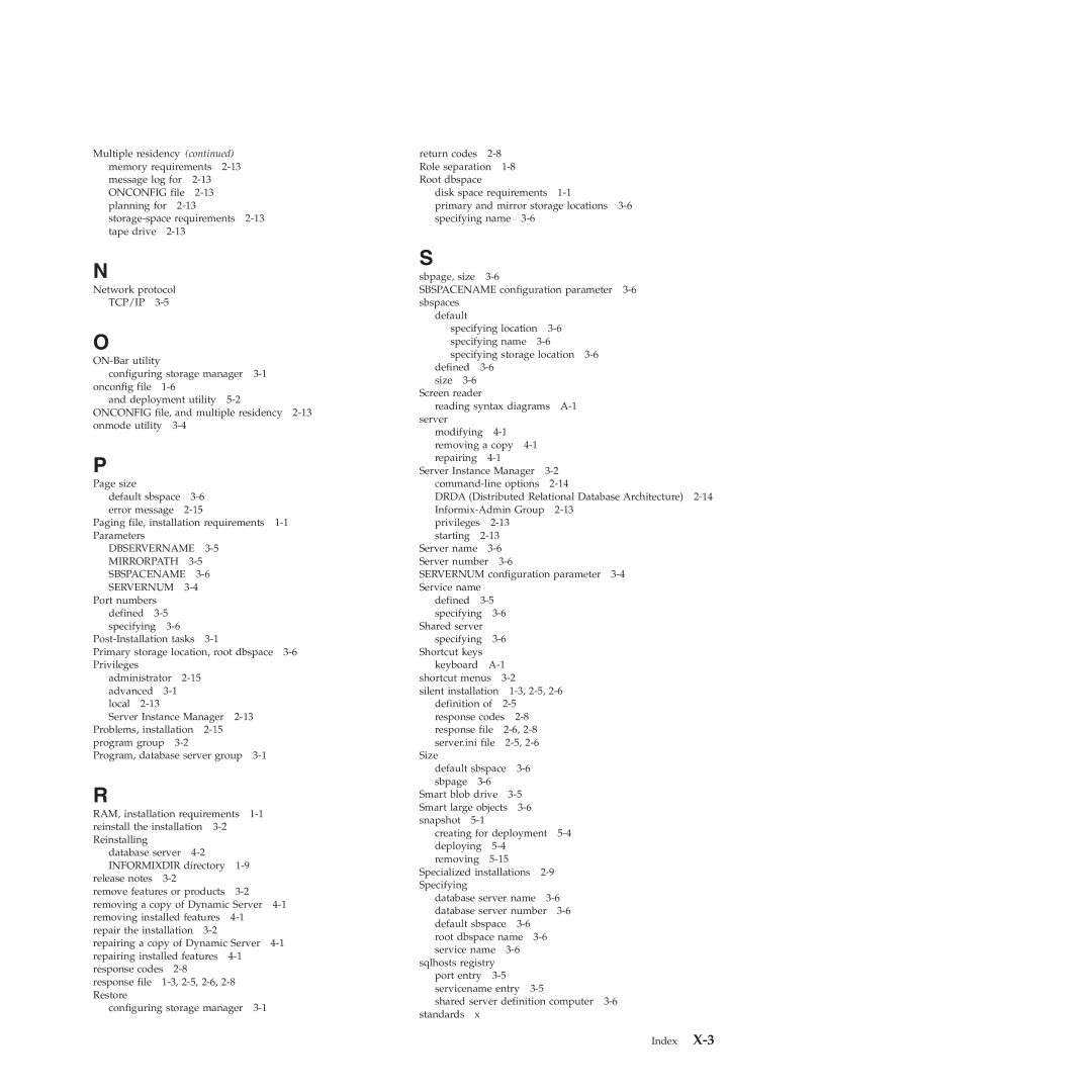 IBM GC23-7753-05 manual Dbservername 