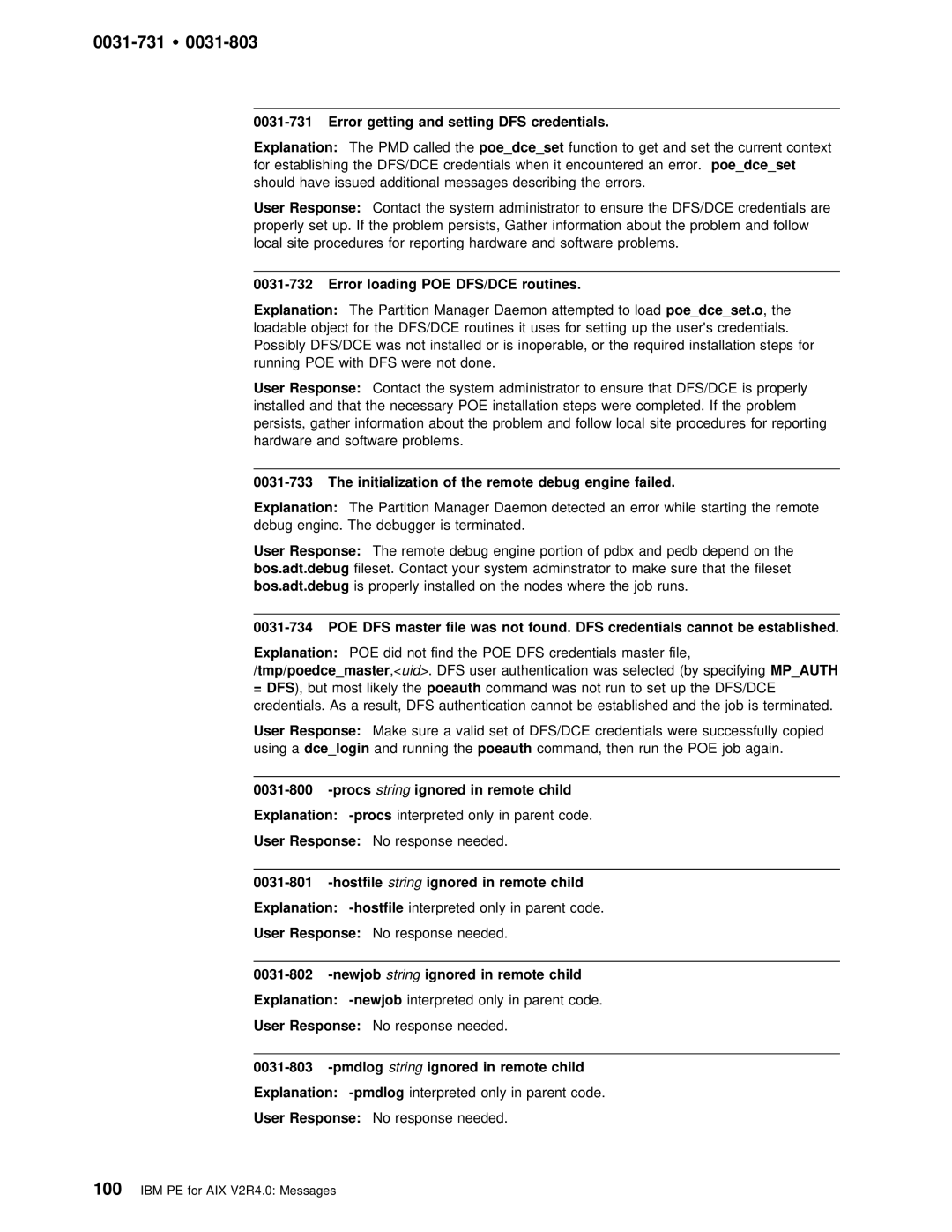 IBM GC28-1982-02 manual 0031-731 Ÿ 