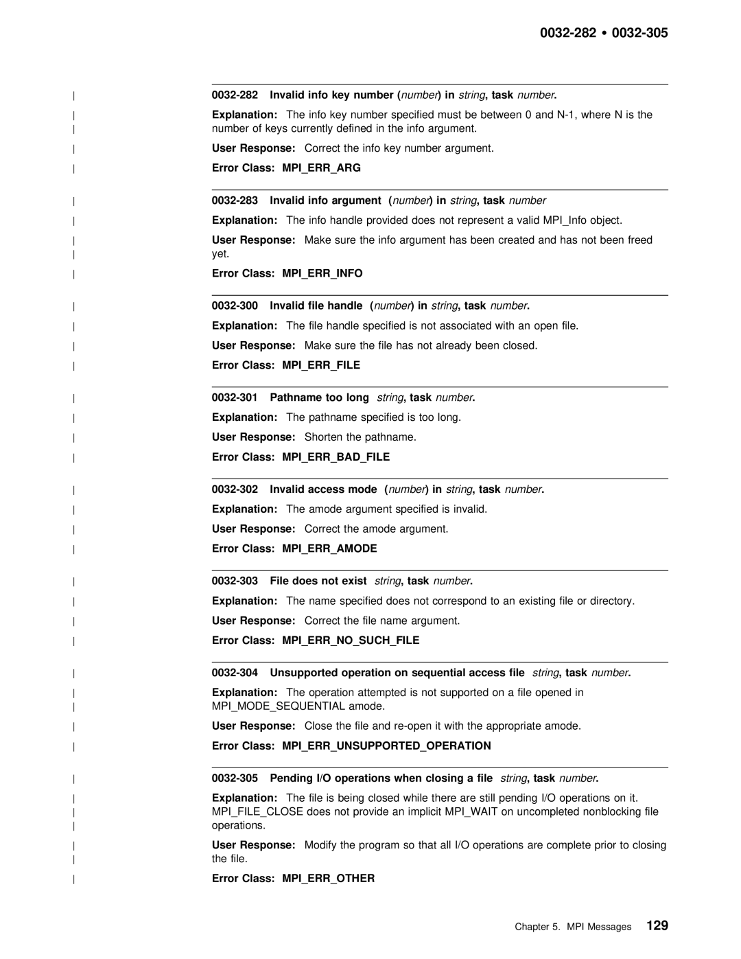 IBM GC28-1982-02 manual Handle, Task number, File Does Not Exist 