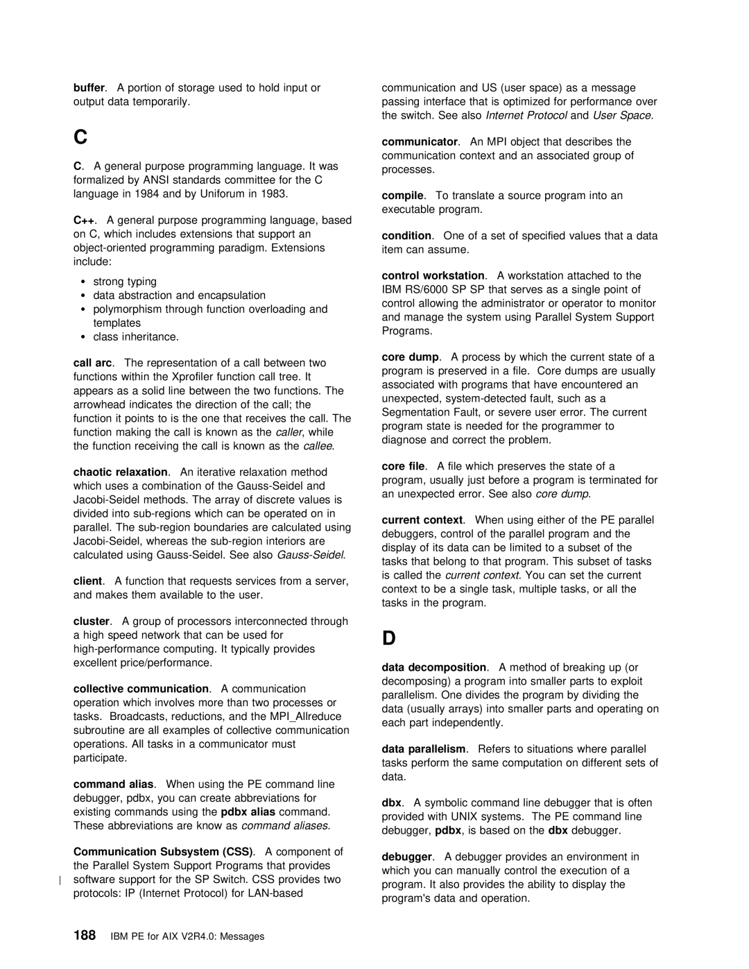 IBM GC28-1982-02 manual 188 