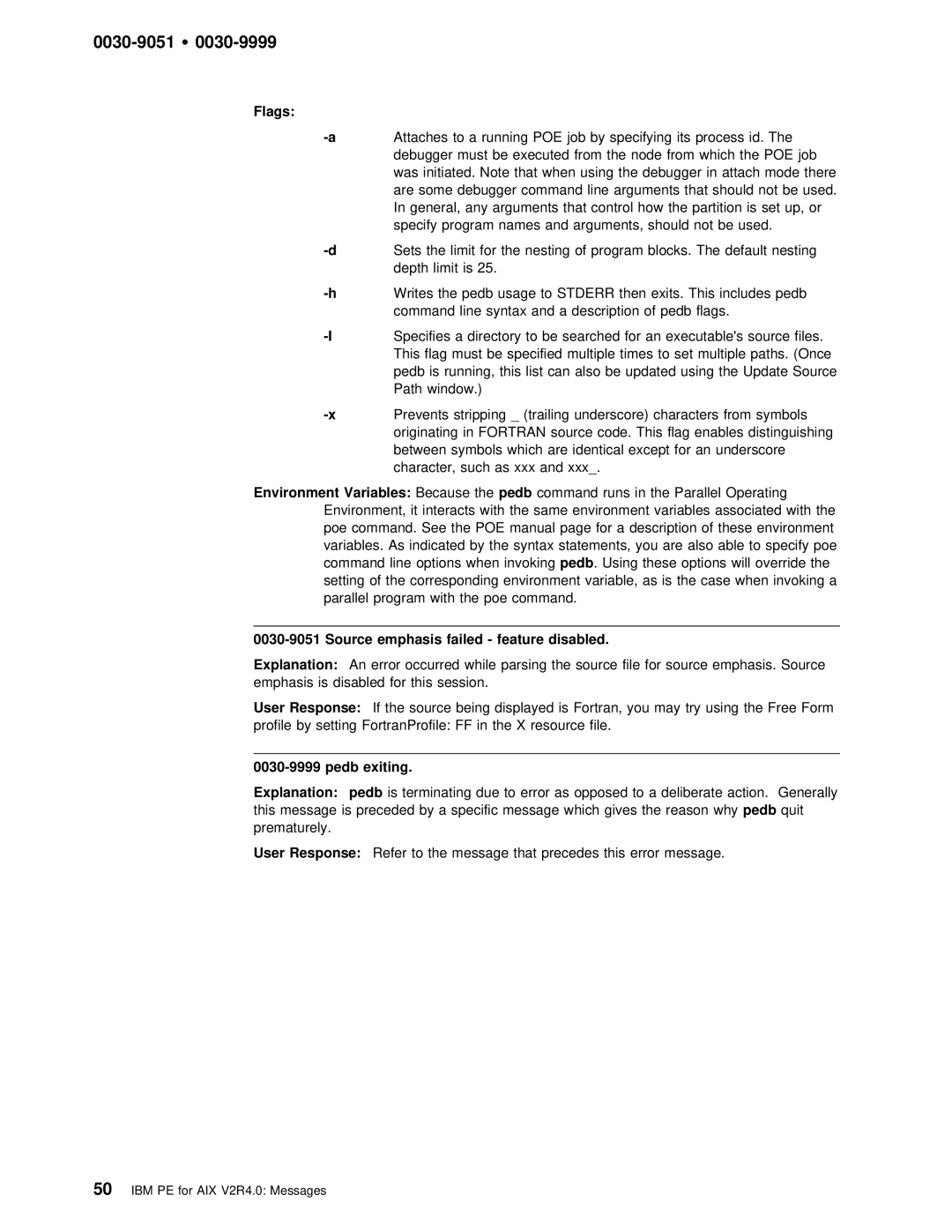 IBM GC28-1982-02 manual 0030-9051 Ÿ, Variables 