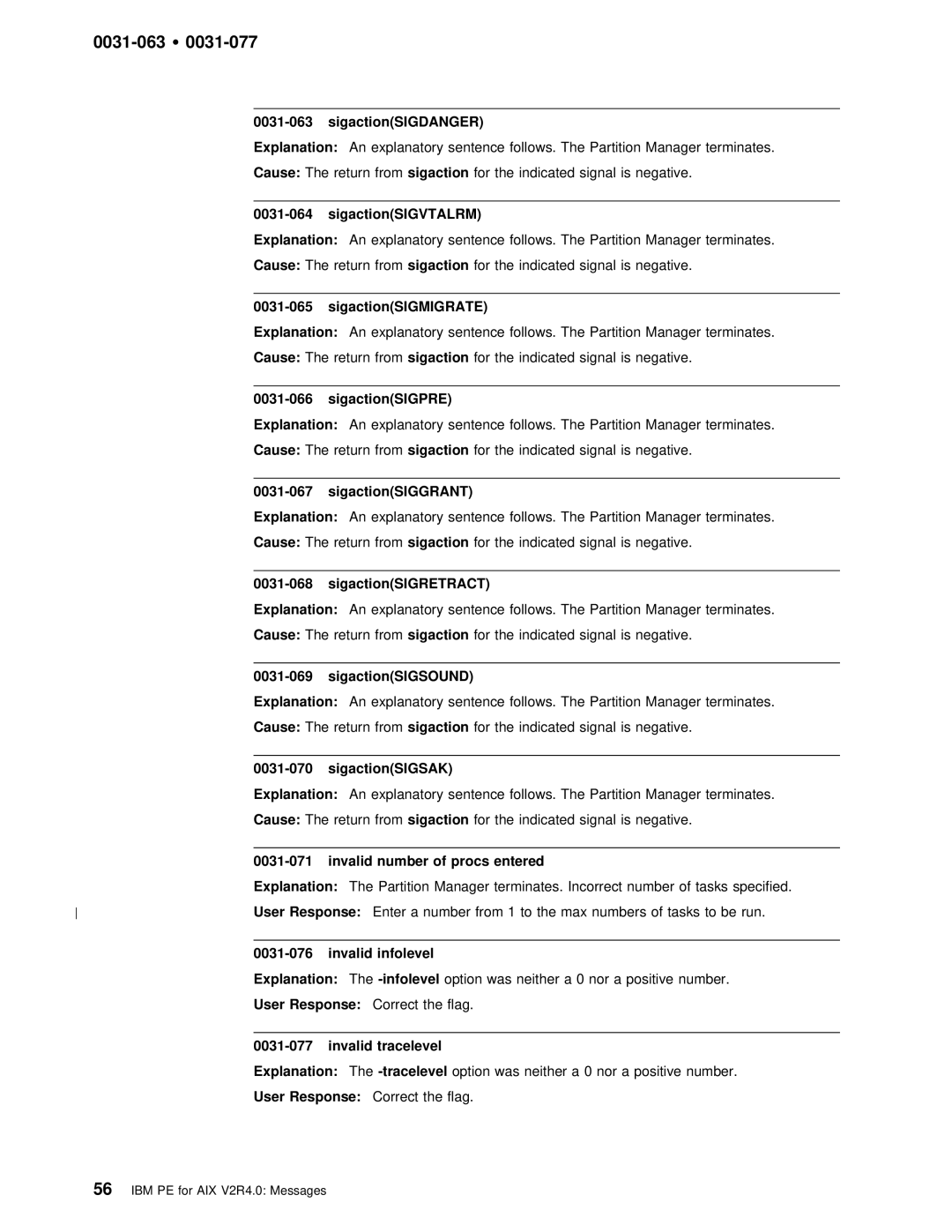 IBM GC28-1982-02 manual 0031-063 Ÿ 