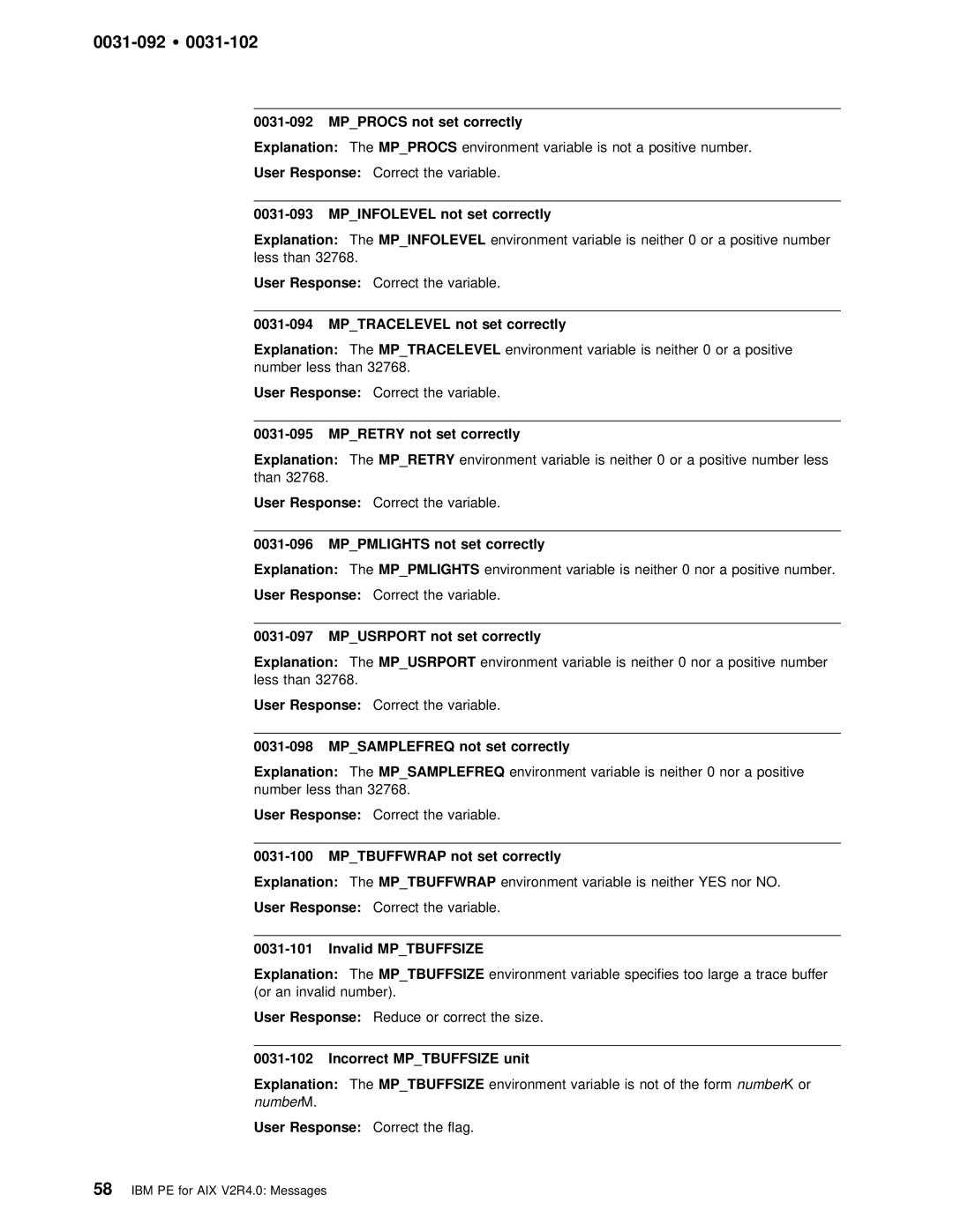 IBM GC28-1982-02 manual 0031-092 Ÿ 