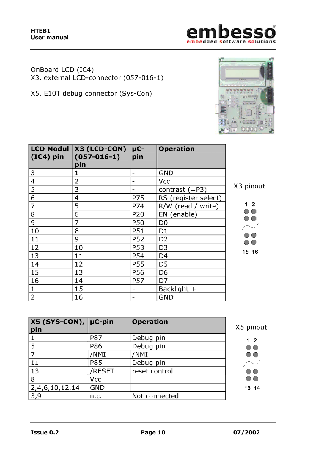 IBM H8 user manual X3 LCD-CON 