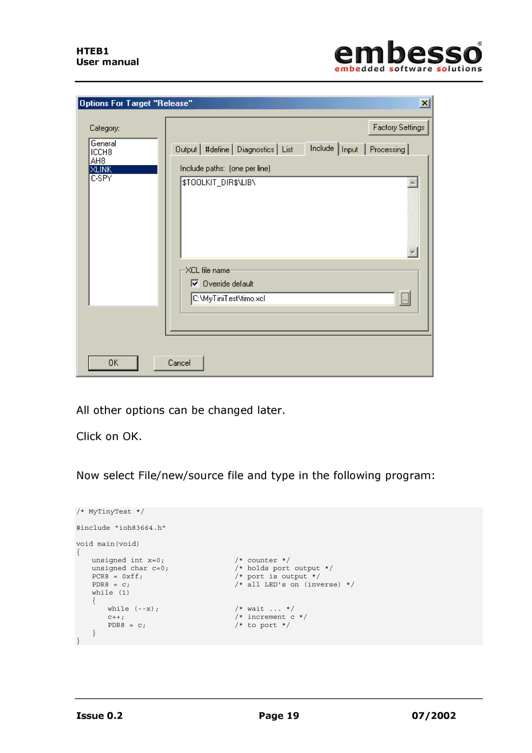 IBM H8 user manual HTEB1 