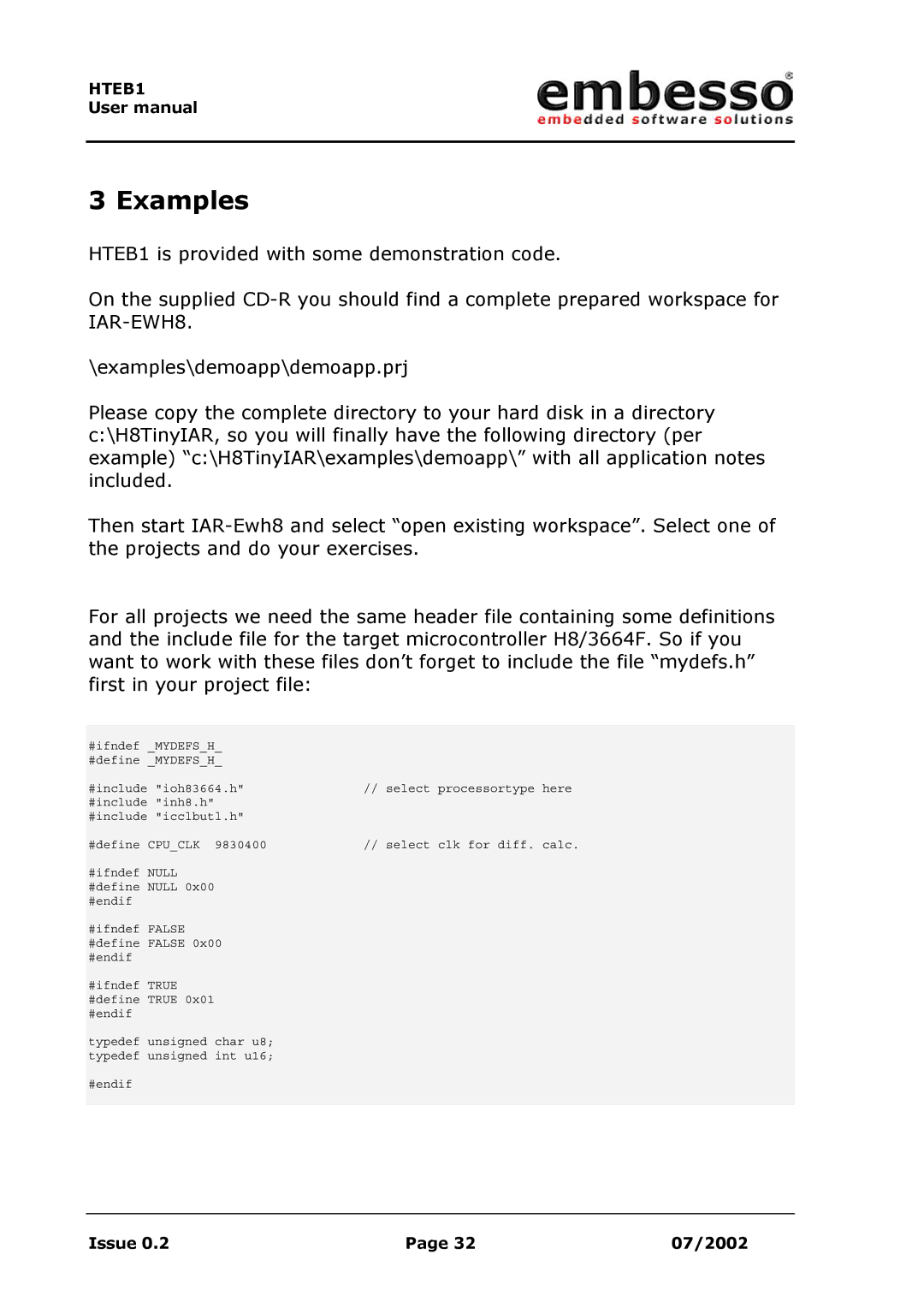 IBM H8 user manual Examples 