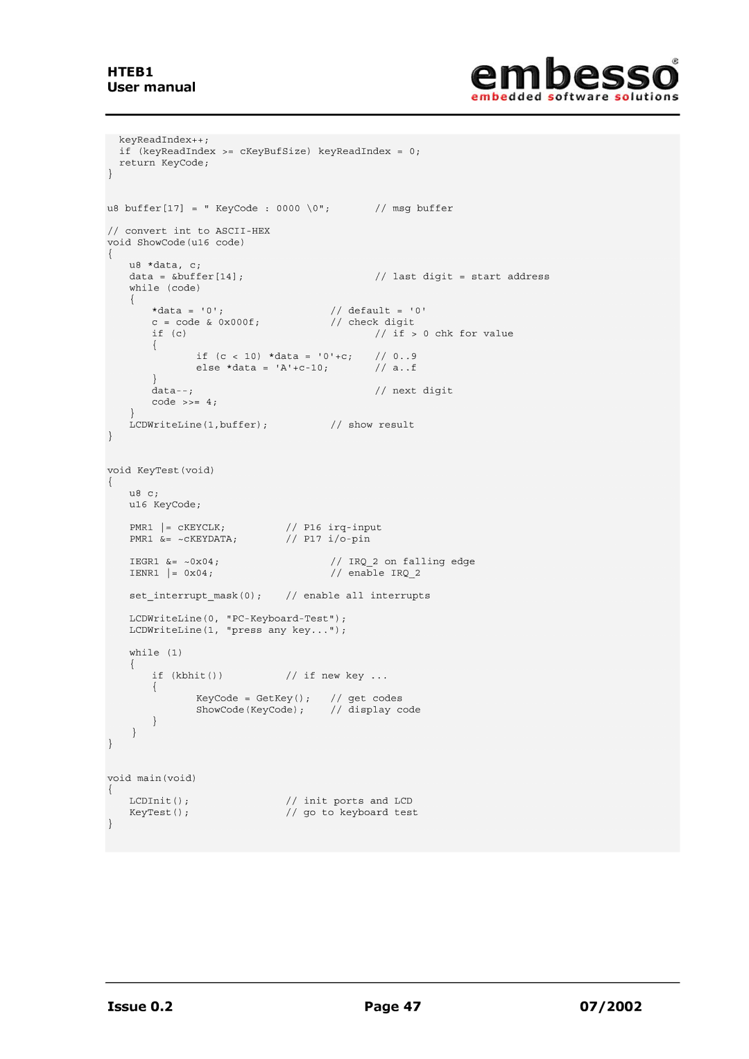 IBM H8 user manual Msg buffer 