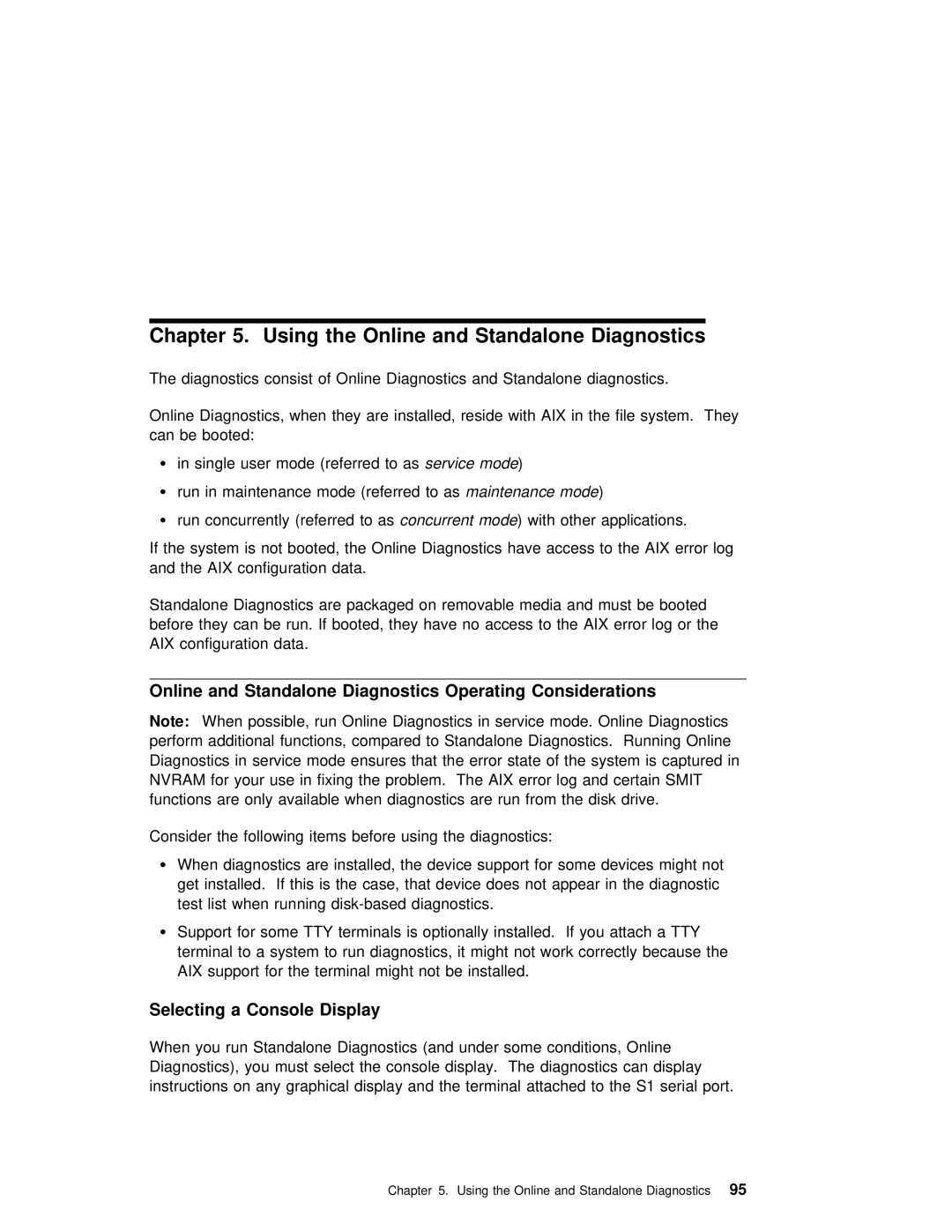 IBM H80 Series manual Standalone Diagnostics, Selecting a Console Display, Smit 