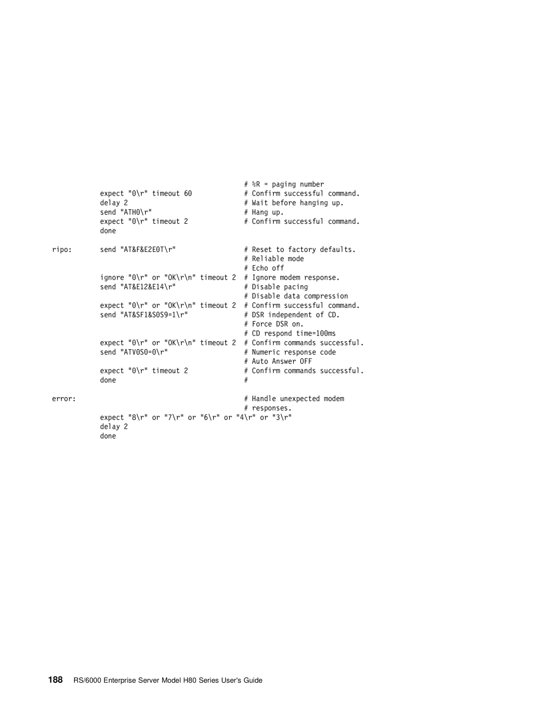 IBM H80 Series manual # %R = paging number 