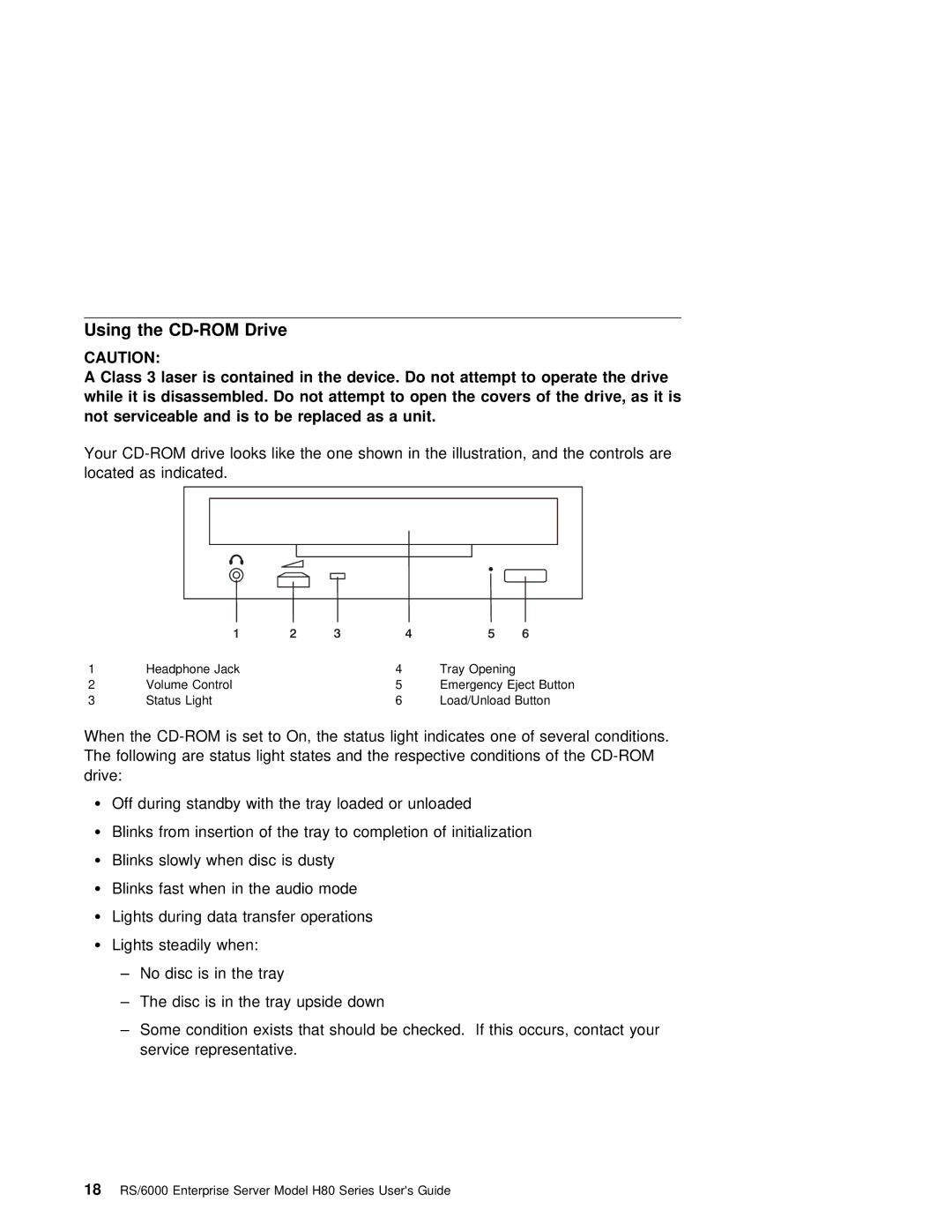 IBM H80 Series manual Using the CD-ROM Drive, Device, Not Attempt, Drive It is Not 