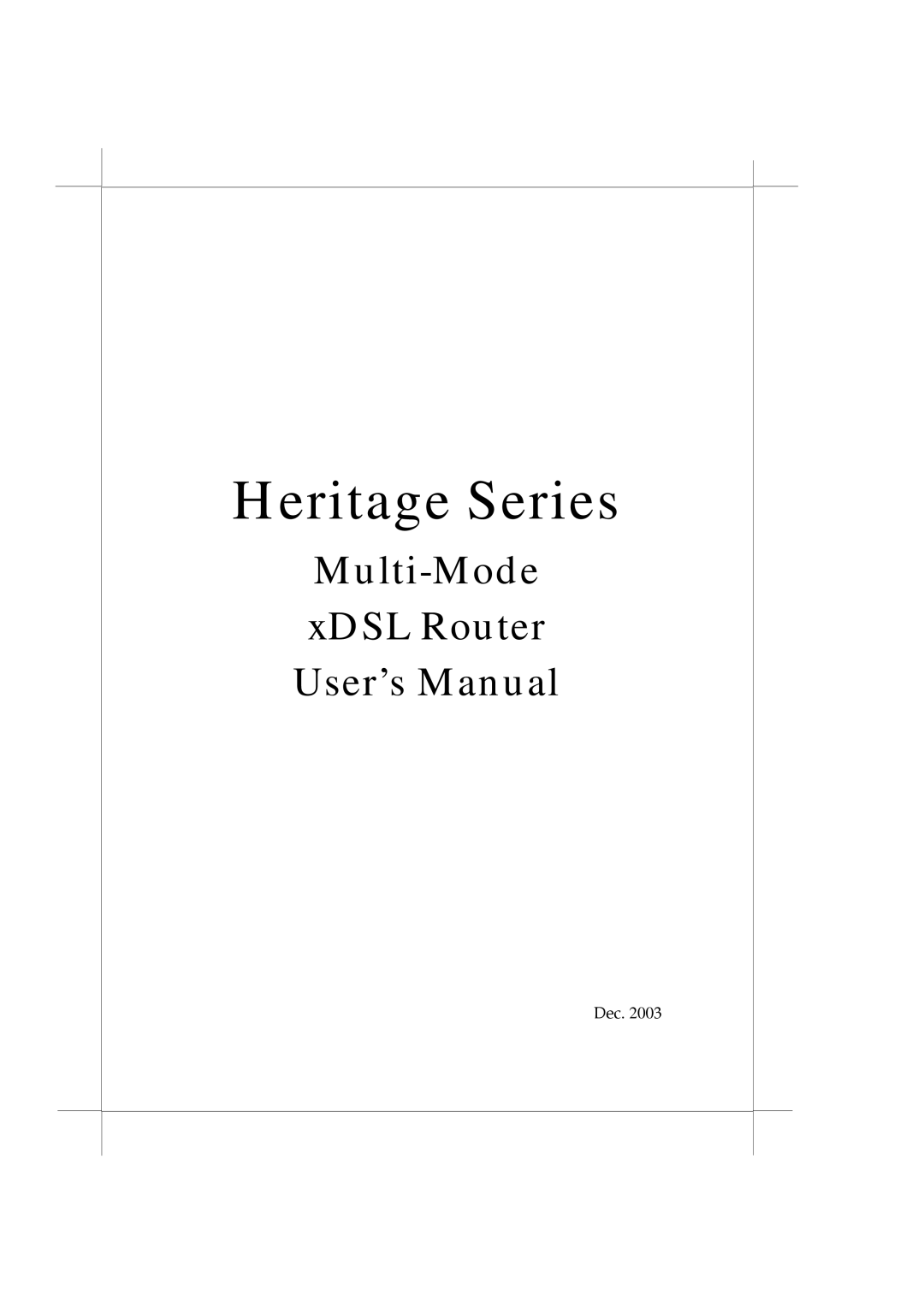 IBM user manual Heritage Series 