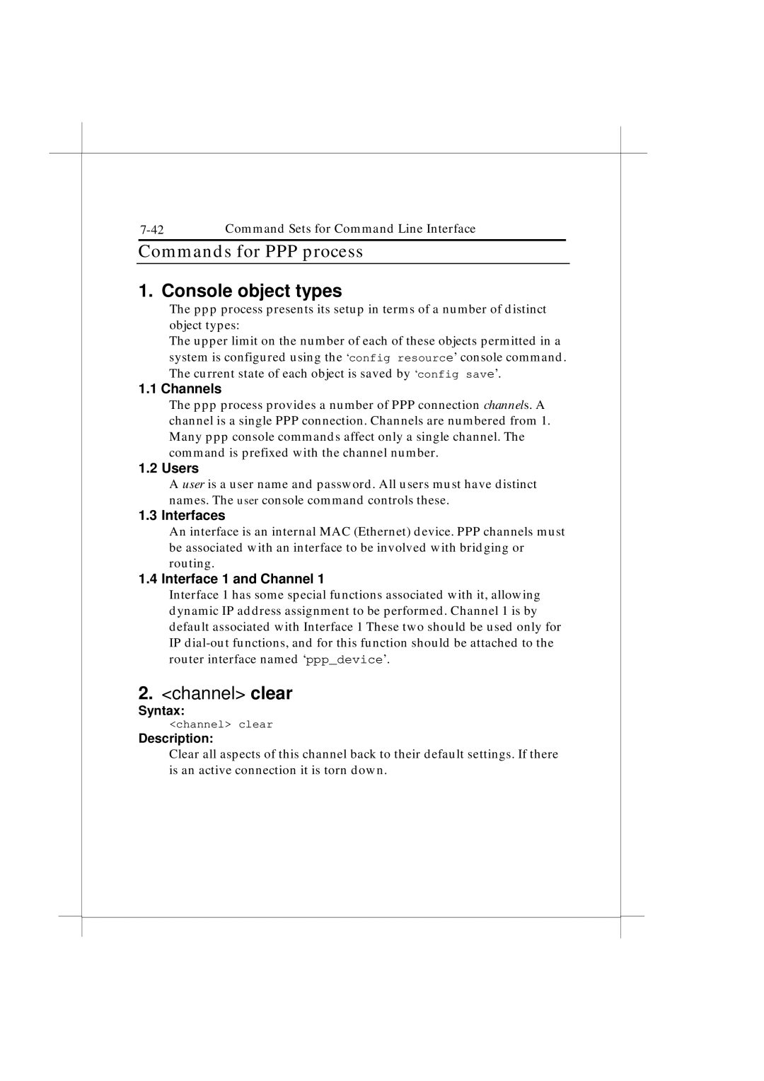 IBM Heritage user manual Commands for PPP process, Console object types 