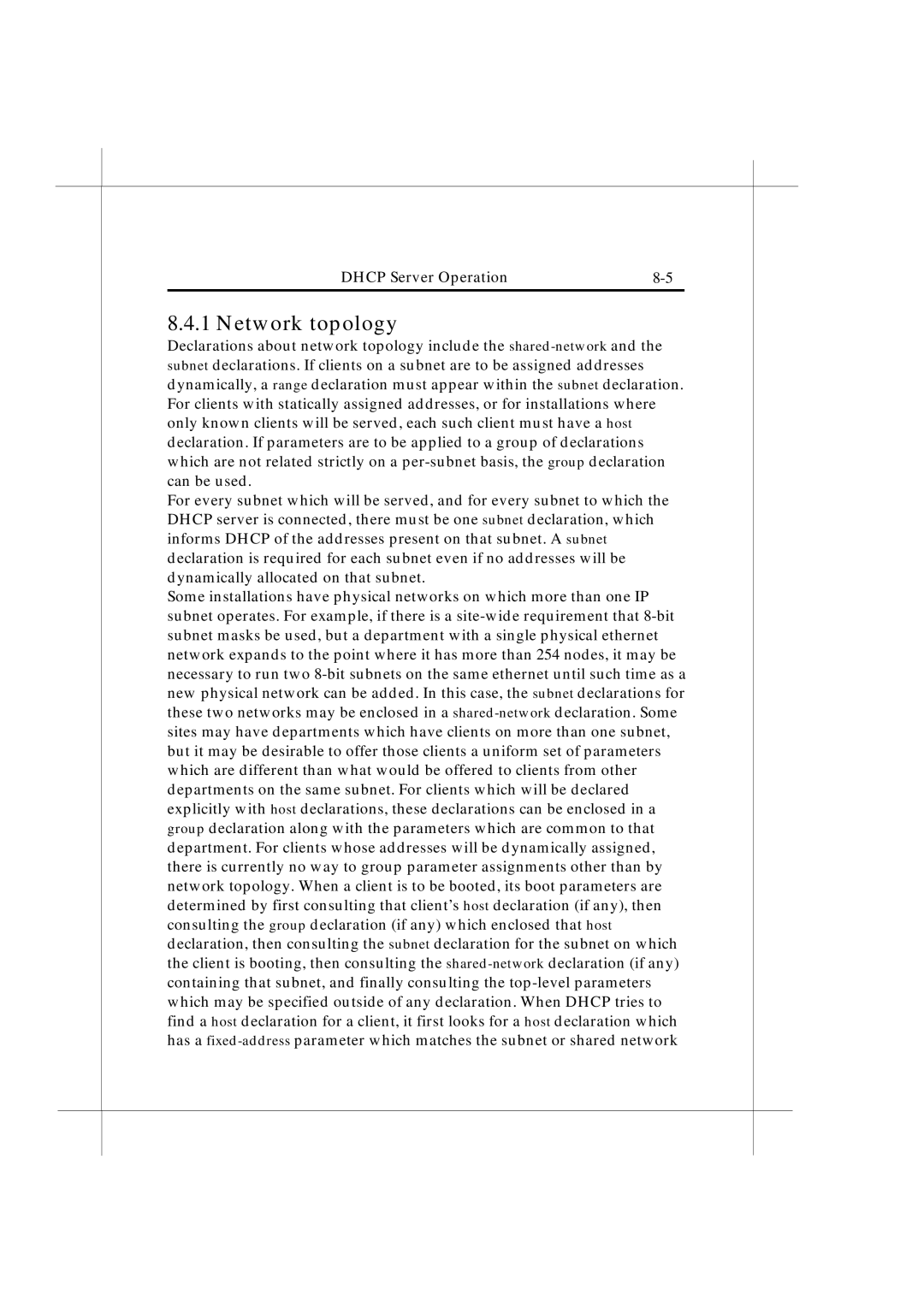 IBM Heritage user manual Network topology 