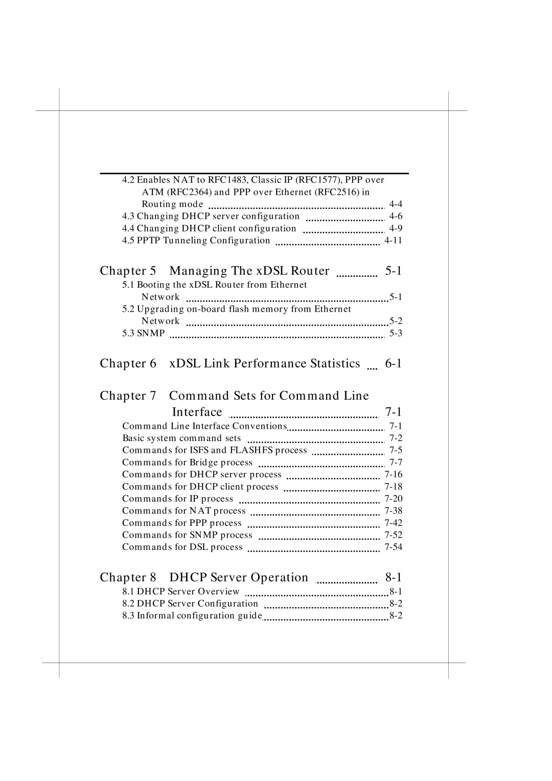 IBM Heritage user manual Managing The xDSL Router 