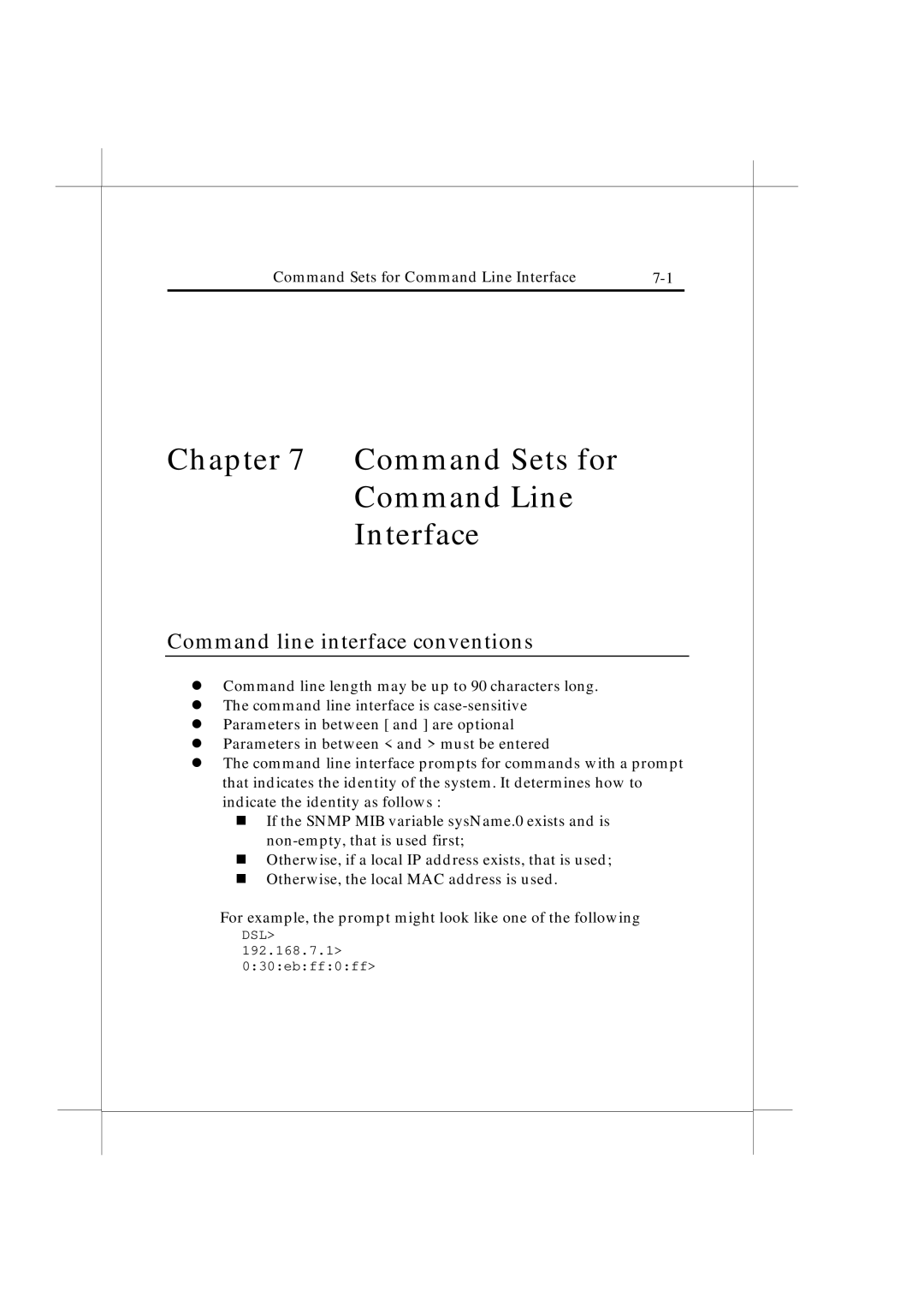 IBM Heritage user manual Command Sets for Command Line Interface, Command line interface conventions 