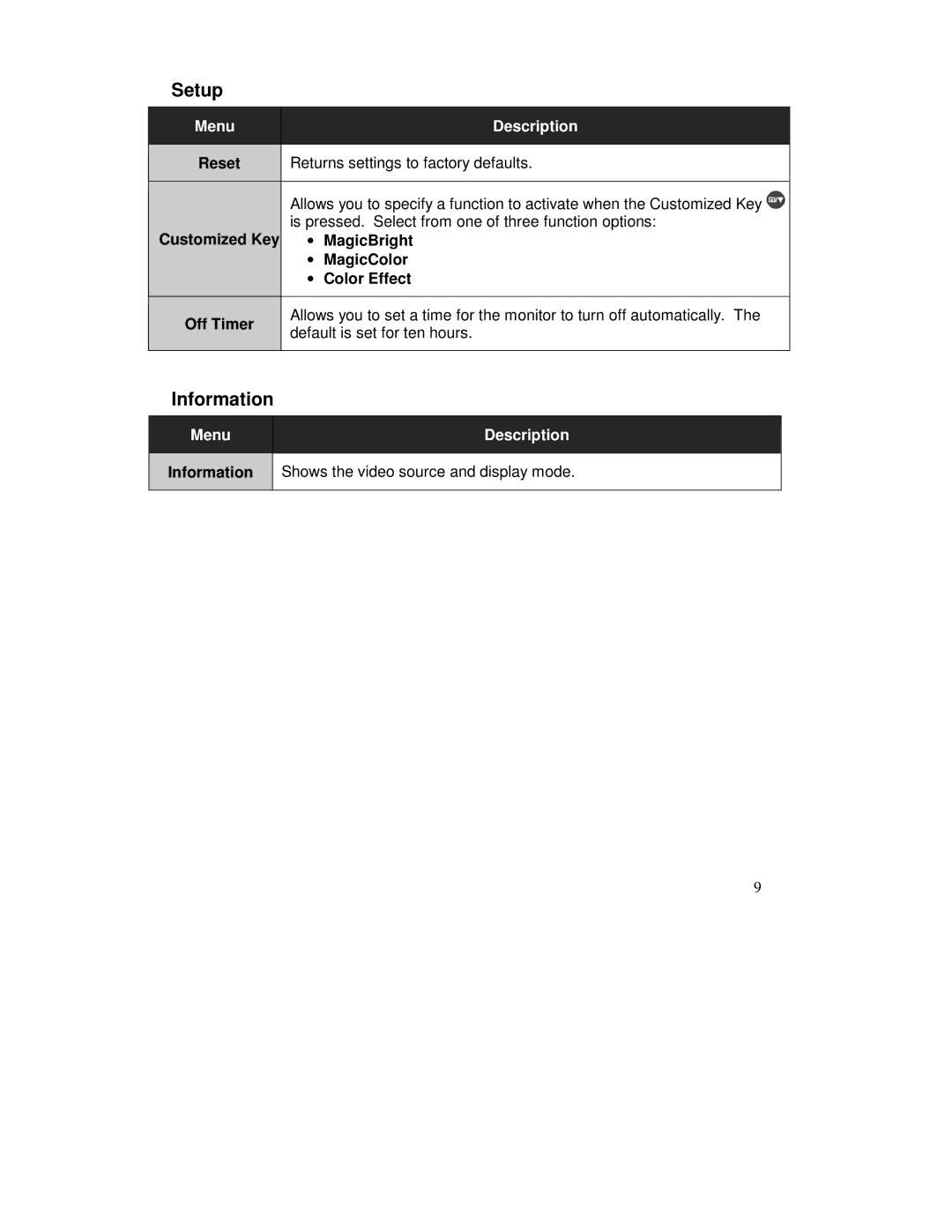 IBM HIS-RL17 user manual Setup, Information 